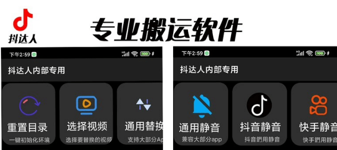 对外收费699抖音傻瓜式一键搬运，起号专用5分钟一个视频《软件+详细教程》-智宝网创