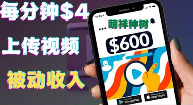 只需要上传视频然后每分钟赚4美元项目：详细操作步骤，新手也可操作-智宝网创
