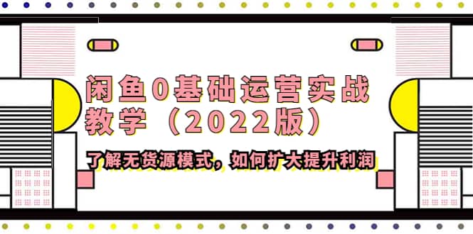 闲鱼0基础运营实战教学（2022版）了解无货源模式，如何扩大提升利润-智宝网创