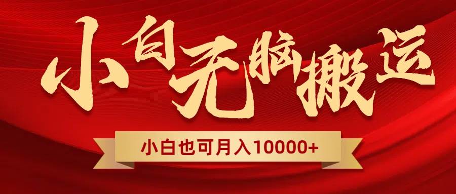 无脑搬运视频，全新平台独占玩法，一个账号每天1000+，多账号轻松扩张！-智宝网创