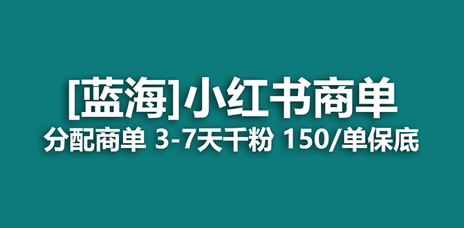 2023蓝海项目，小红书商单，快速千粉，长期稳定，最强蓝海没有之一-智宝网创