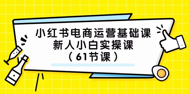 小红书电商运营基础课，新人小白实操课（61节课）-智宝网创