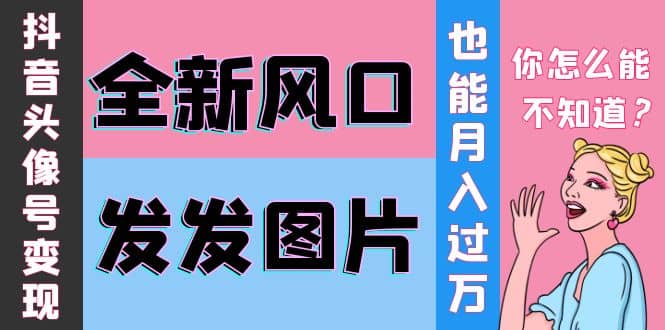 抖音头像号变现0基础教程-智宝网创