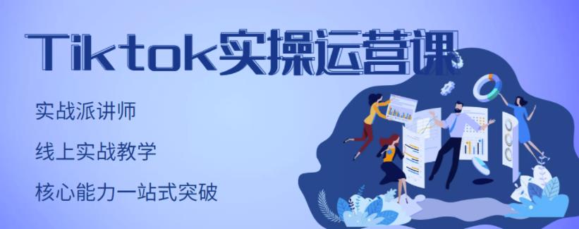 TikTok实操运营课，手把手账号实战，适合零基础Tiktok新人-智宝网创