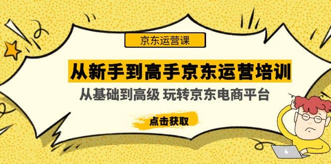 从新手到高手京东运营培训：从基础到高级 玩转京东电商平台(无水印)-智宝网创