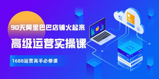 【90天阿里巴巴店铺火起来】高级运营实操课，1688运营高手必修课-智宝网创