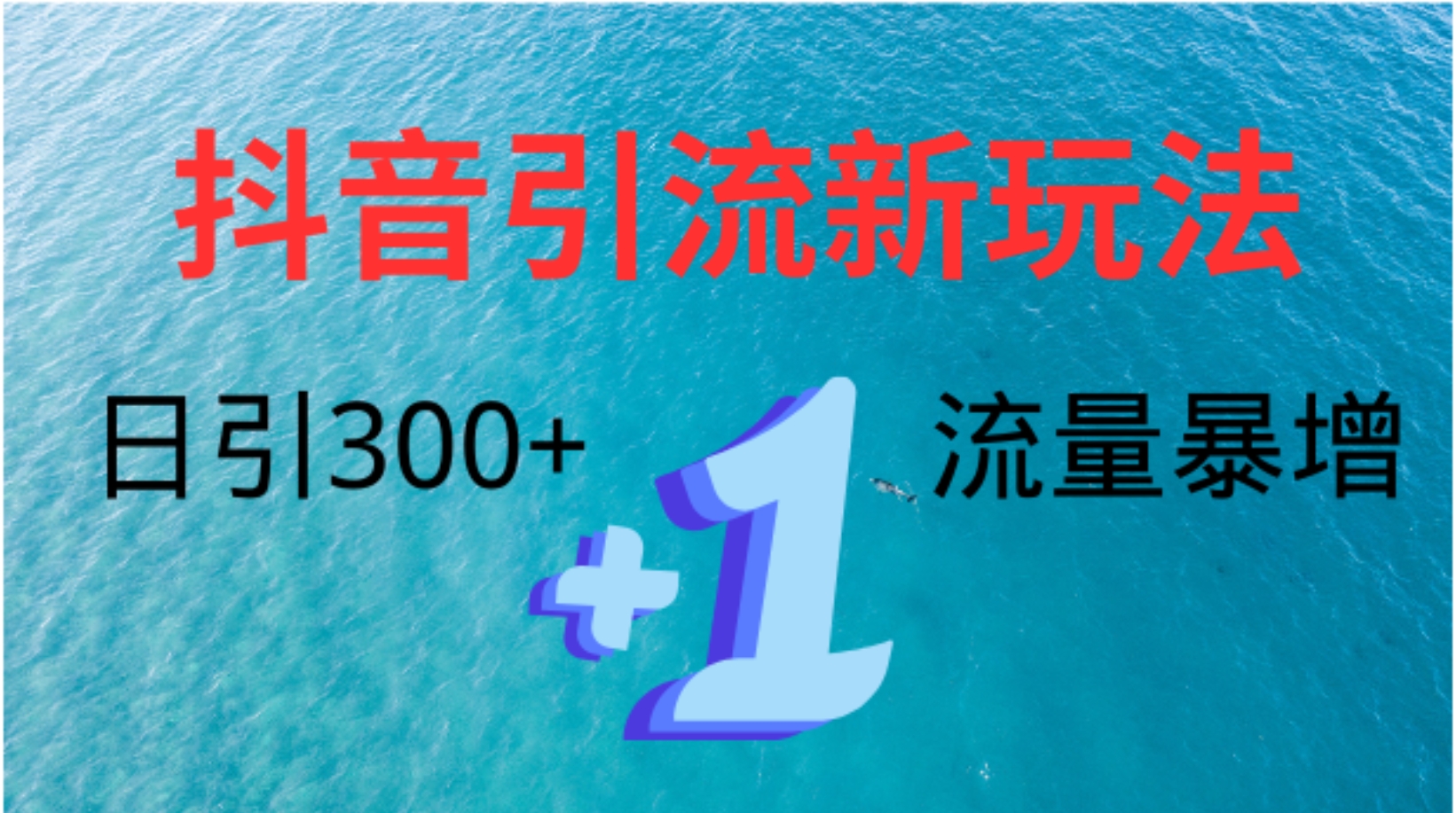 创业粉高效引流，抖音工具号玩法4.0，日引300+-智宝网创