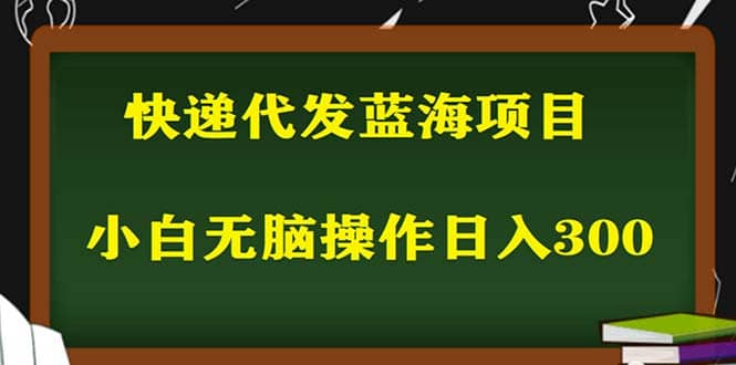 2023最新蓝海快递代发项目，小白零成本照抄-智宝网创