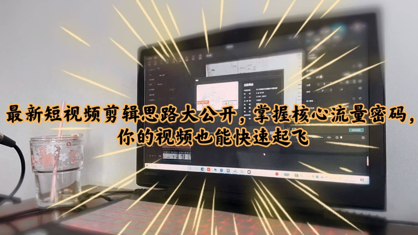 最新短视频剪辑思路大公开，掌握核心流量密码，你的视频也能快速起飞-智宝网创