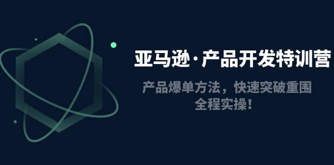 亚马逊·产品开发特训营：产品爆单方法，快速突破重围，全程实操-智宝网创