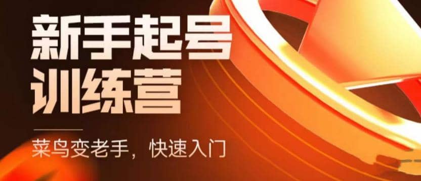 抖音电商-新手起号特训营，菜鸟变老手 快速入门 新手商家超全入门课程大全-智宝网创