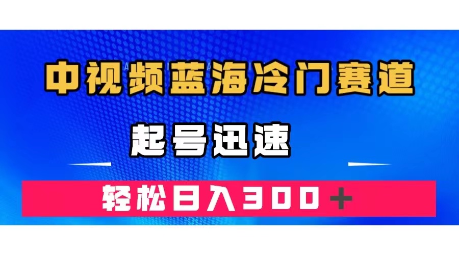 中视频蓝海冷门赛道，韩国视频奇闻解说，起号迅速，日入300＋-智宝网创