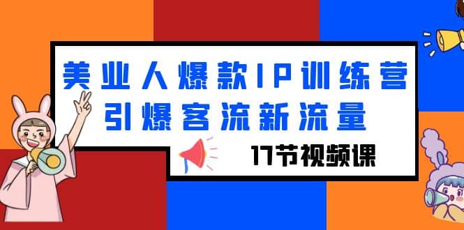 美业人爆款IP训练营，引爆客流新流量（17节视频课）-智宝网创
