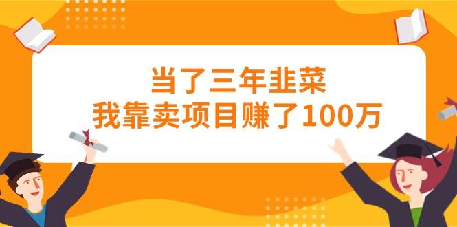 当了三年韭菜我靠卖项目赚了100万-智宝网创