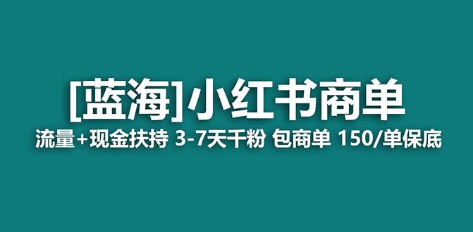 【蓝海项目】小红书商单！长期稳定 7天变现 商单一口价包分配 轻松月入过万-智宝网创