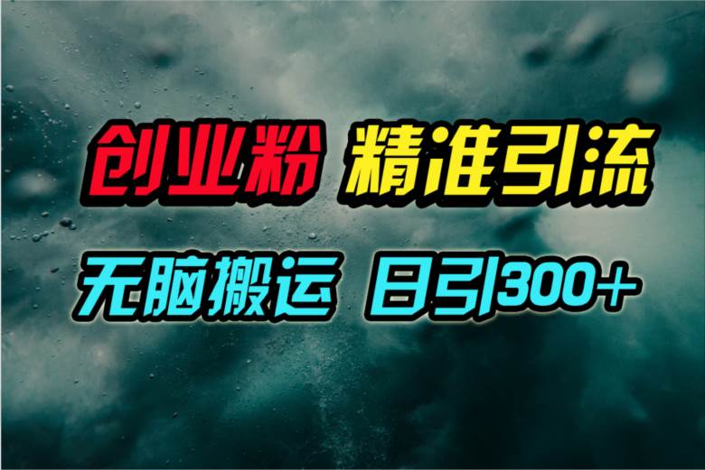 视频号纯搬运日引300+创业粉教程！-智宝网创