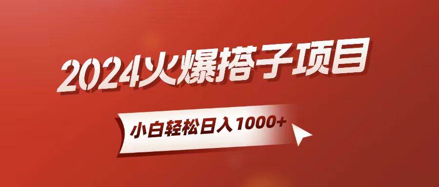 小白轻松上手，日入1000+，搭子项目-智宝网创