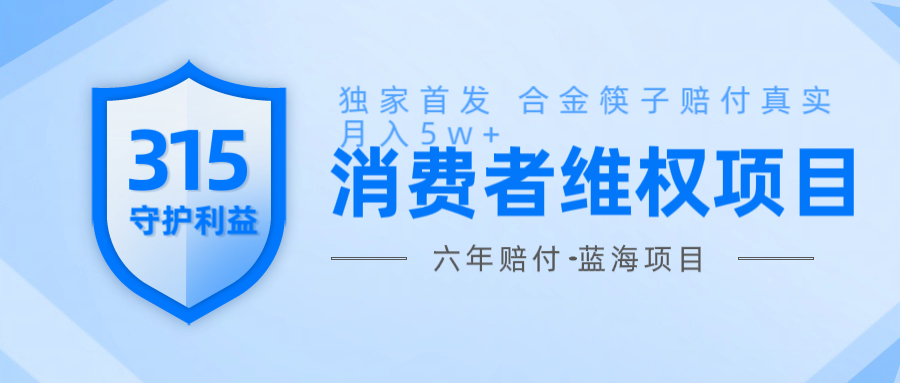 .维Q赔付合金筷子玩法小白也能月入5w+风口项目实操-智宝网创