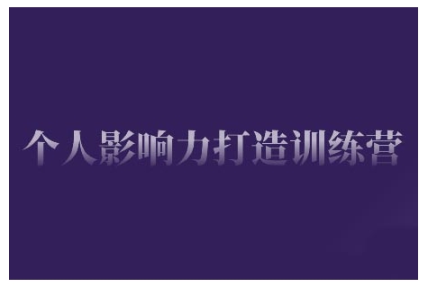 个人影响力打造训练营，掌握公域引流、私域运营、产品定位等核心技能，实现从0到1的个人IP蜕变-智宝网创