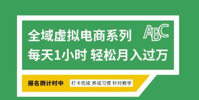 全域虚拟电商变现系列，通过平台出售虚拟电商产品从而获利-智宝网创