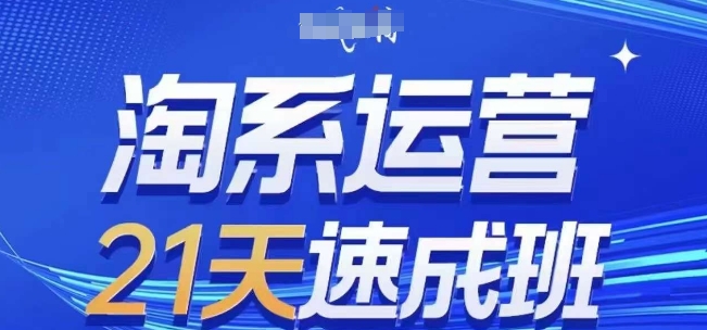 淘系运营21天速成班(更新25年2月)，0基础轻松搞定淘系运营，不做假把式-智宝网创