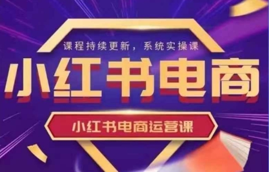 小红书电商运营实操课，​新手从0~1落地实操-智宝网创