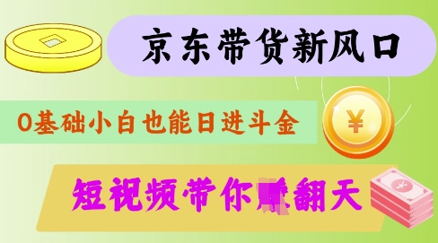 最新京东短视频带货代运营秘籍，轻松躺挣【揭秘】-智宝网创