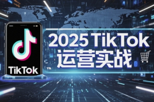 2025TikTok电商运营，掌握TikTok店铺运营核心技巧，实现低成本高转化-智宝网创