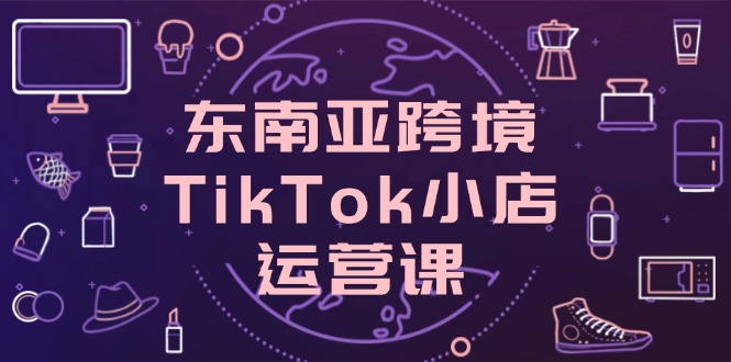 东南亚跨境TikTok小店运营课，掌握店铺设置与流量转化核心技巧-智宝网创
