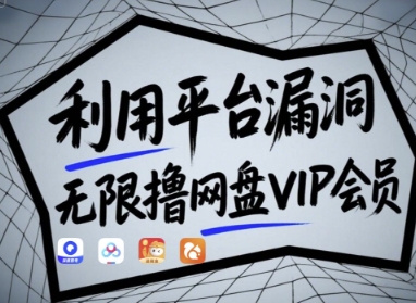 利用平台漏洞，无限撸网盘VIP会员，用户亲测有效!【漏洞原理+操作演示】-智宝网创